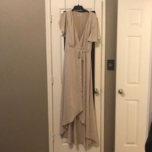 Show me your mumu hi-low bridesmaid dress